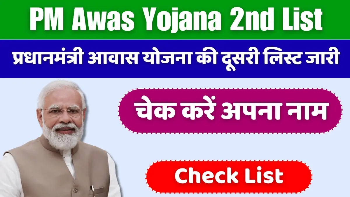 PM Awas Yojana 2nd List