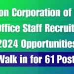 Cotton Corporation of India Ltd Office Staff Recruitment 2024 Opportunities, Walk in for 61 Posts