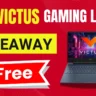 HP Victus Gaming Laptop Giveaway Free