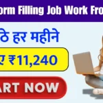 Online Form Filling Job Work From Home घर बैठे हर महीने ₹11,240 की कमाई