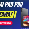 REDMI Pad Pro 5G Giveaway Free